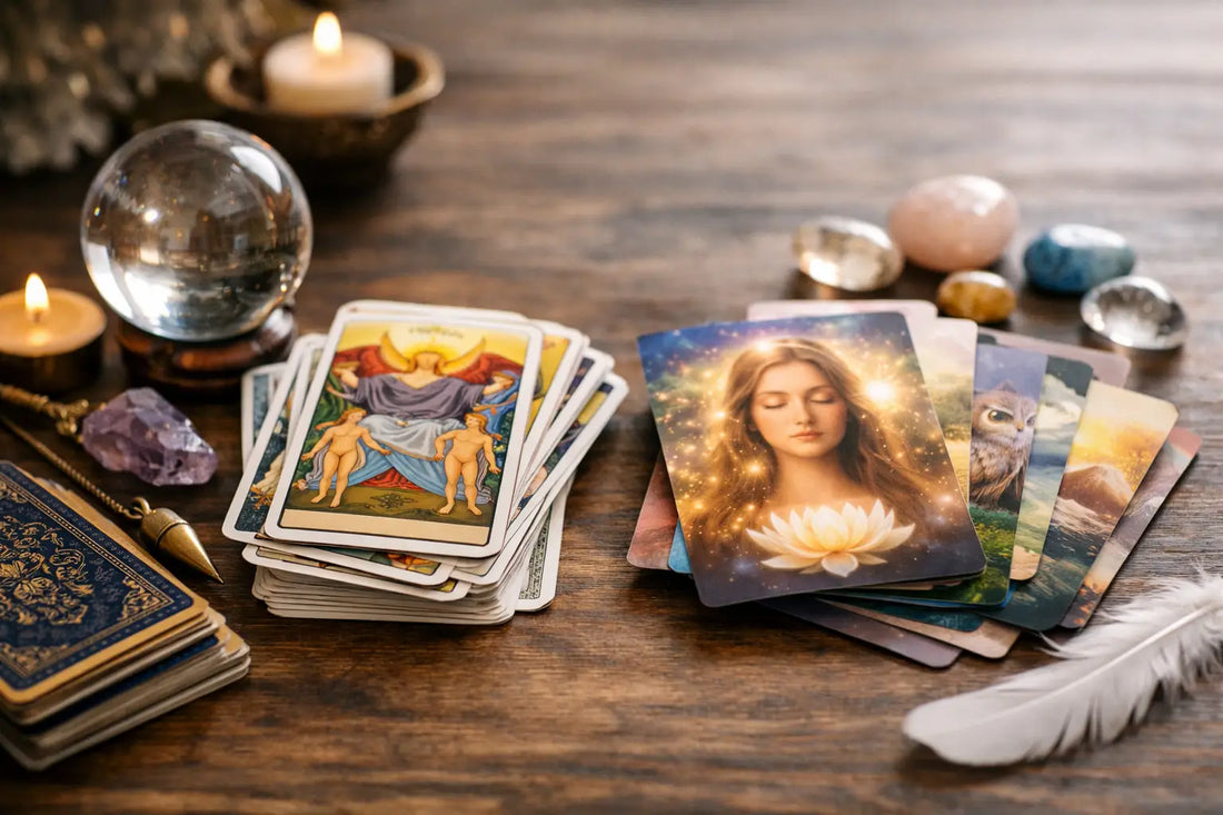 Diferencia entre tarot y oráculo: cómo elegir