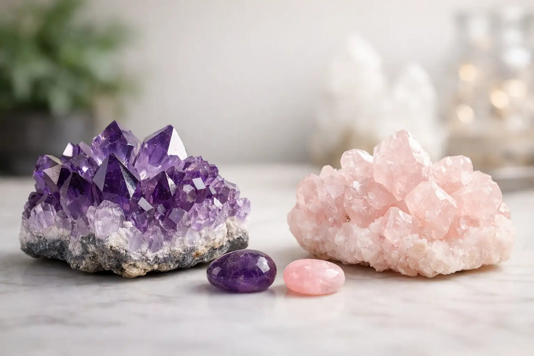 Amethyst versus rose quartz: ¿cuál elegir?