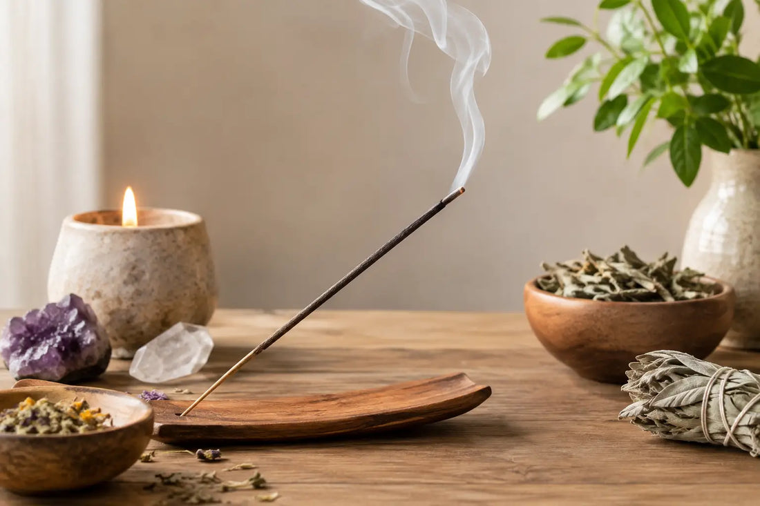 Incienso natural para rituales con intención