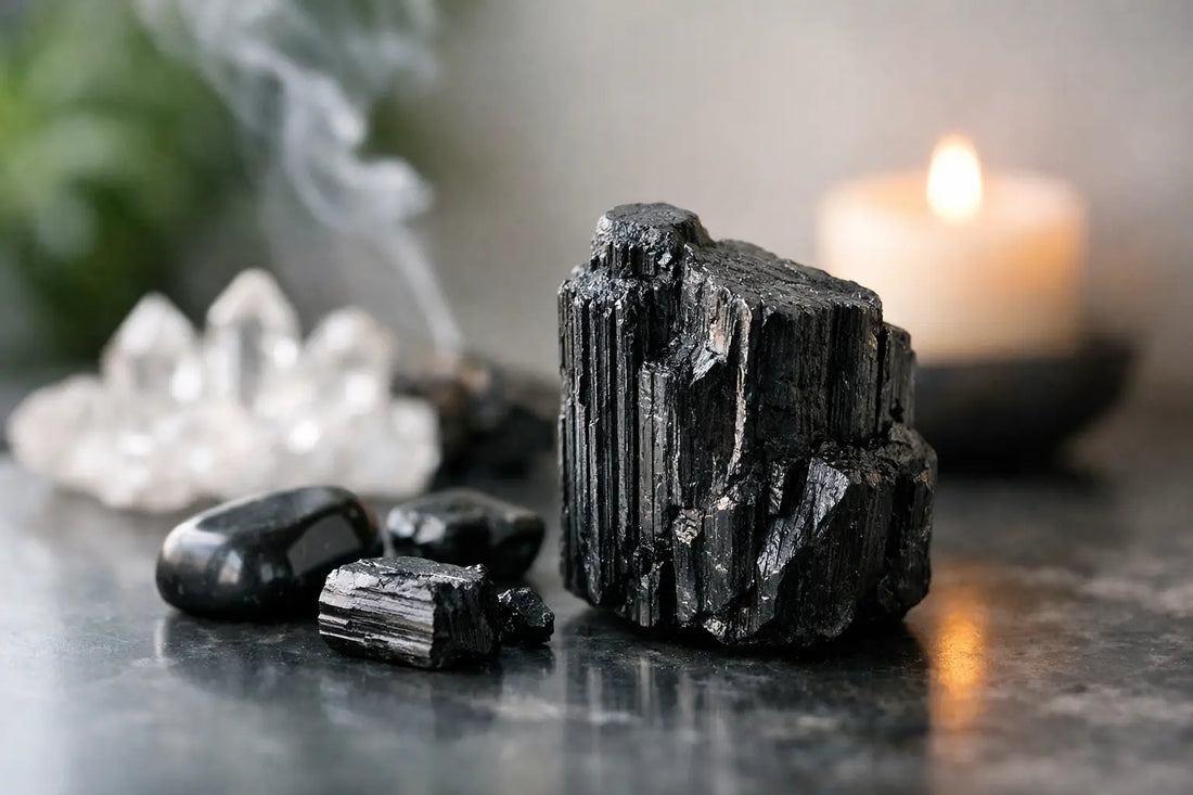 Turmalina negra para protección energética