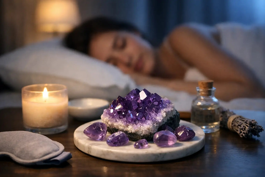 Amatista para mejorar el sueño: ritual nocturno