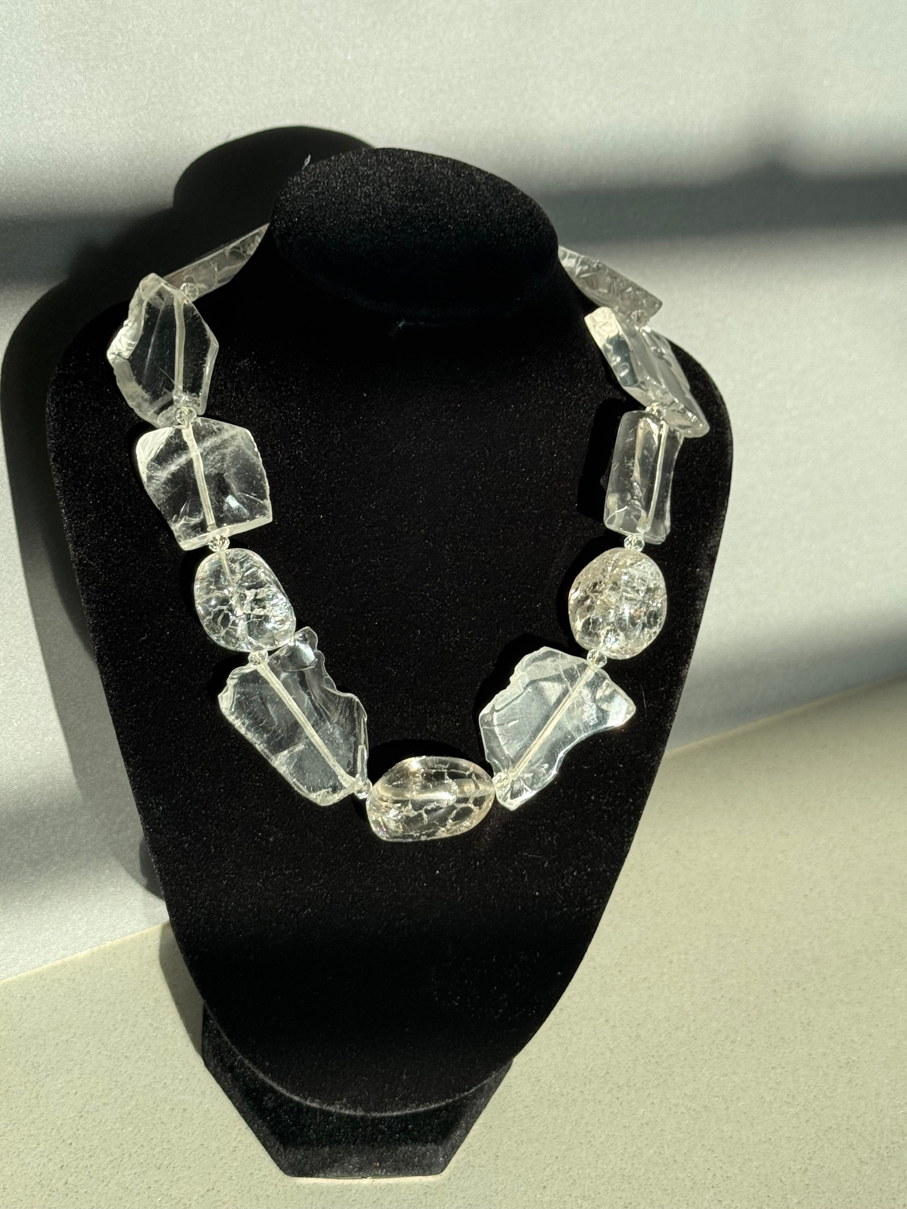 Collar de Cuarzos Transparentes