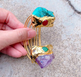 Pulsera de Amatista y Turquesa