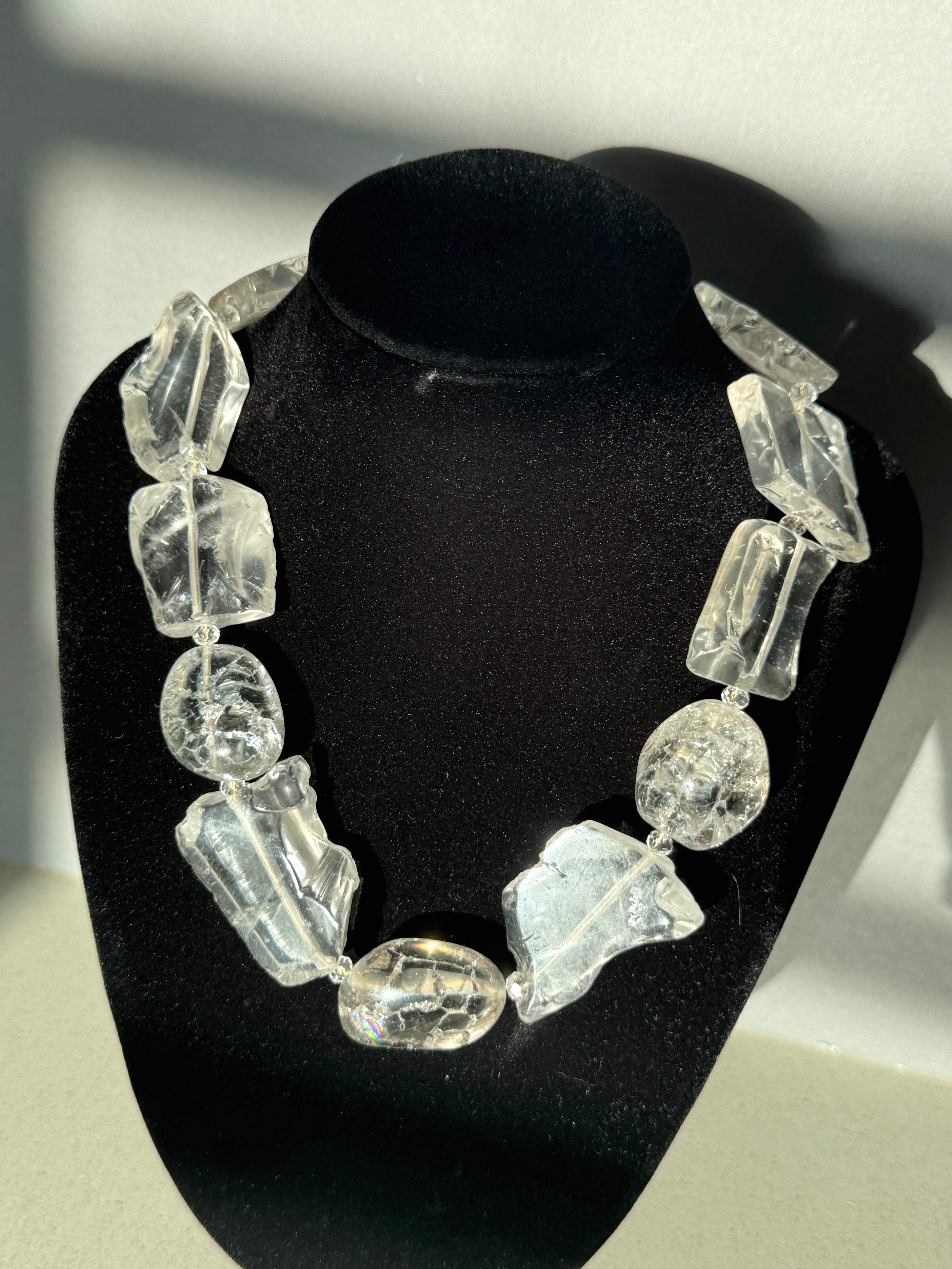 Collar de Cuarzos Transparentes