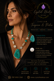 COLLAR TURQUESA CON PERLAS