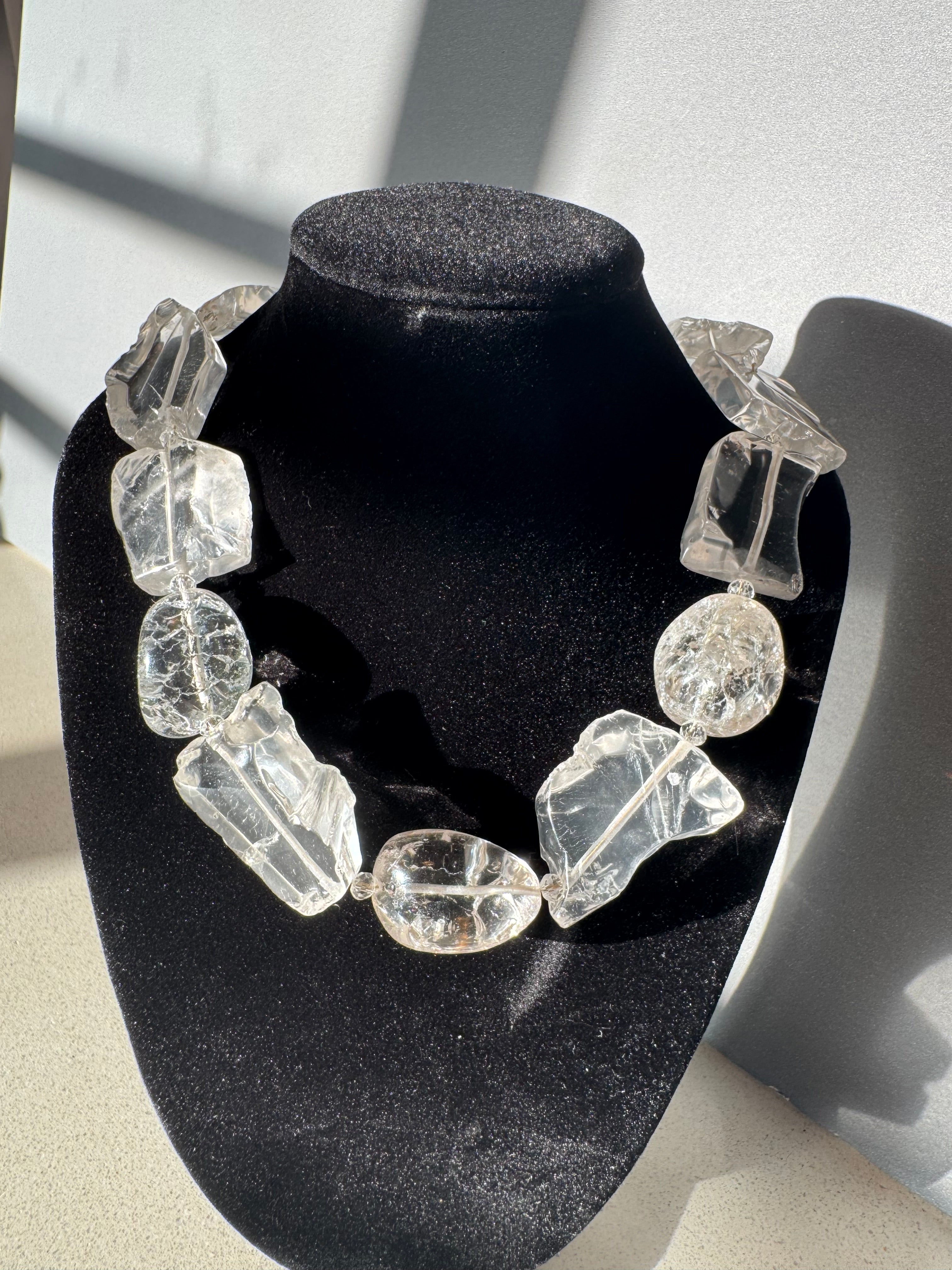 Collar de Cuarzos Transparentes