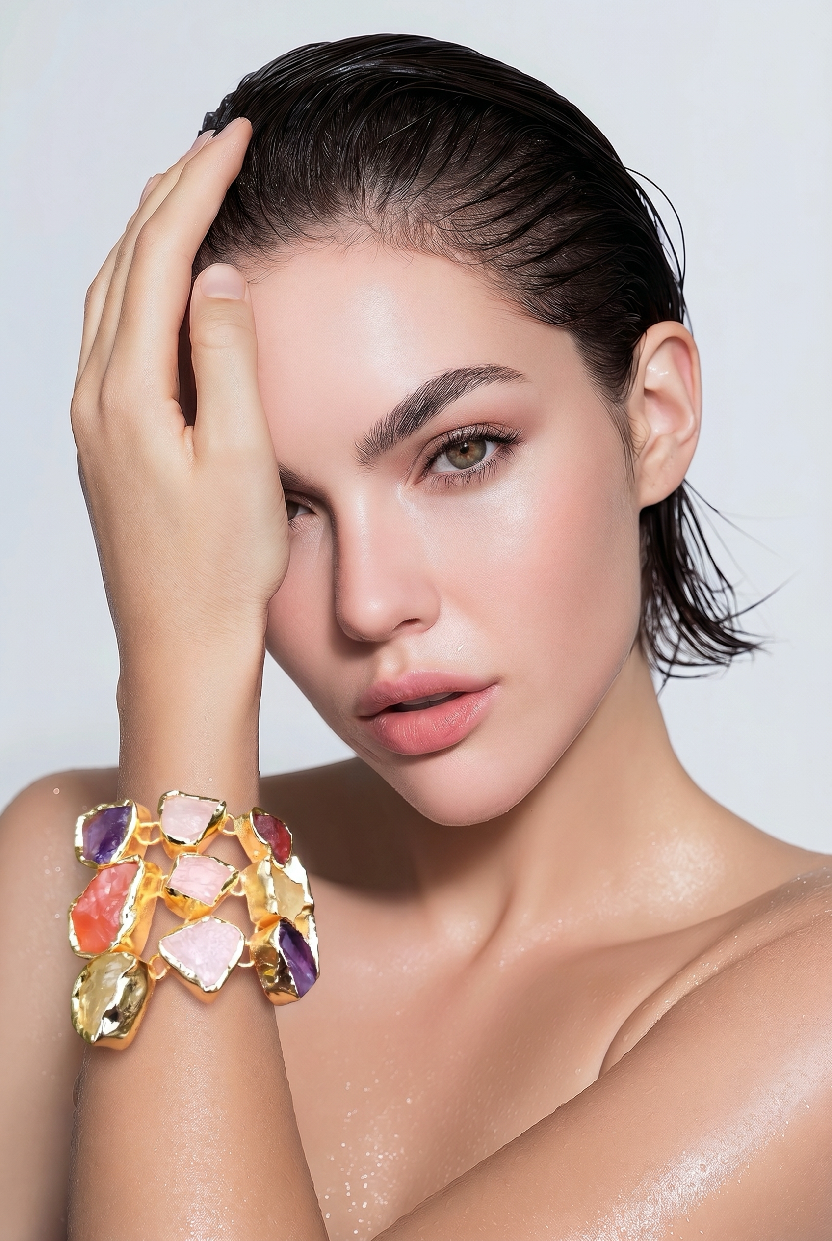Brazalete Cuarzos (Confeti)