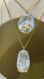 CALCEDONIA QUARTZ  PENDANT