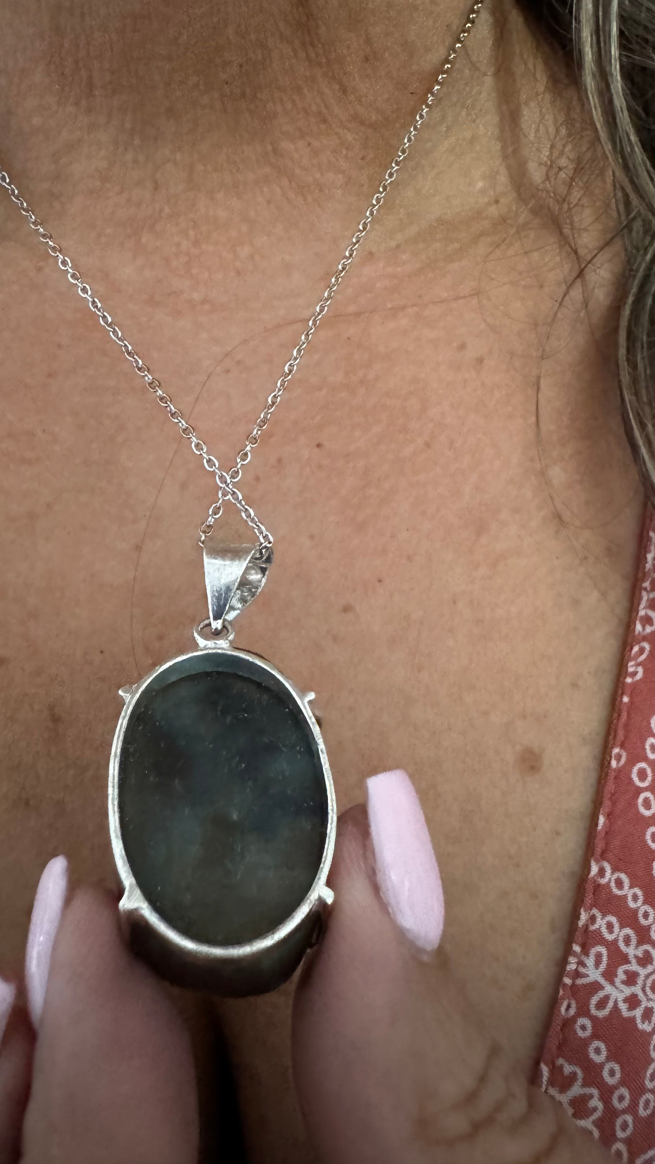 LABRADORITA PENDANT