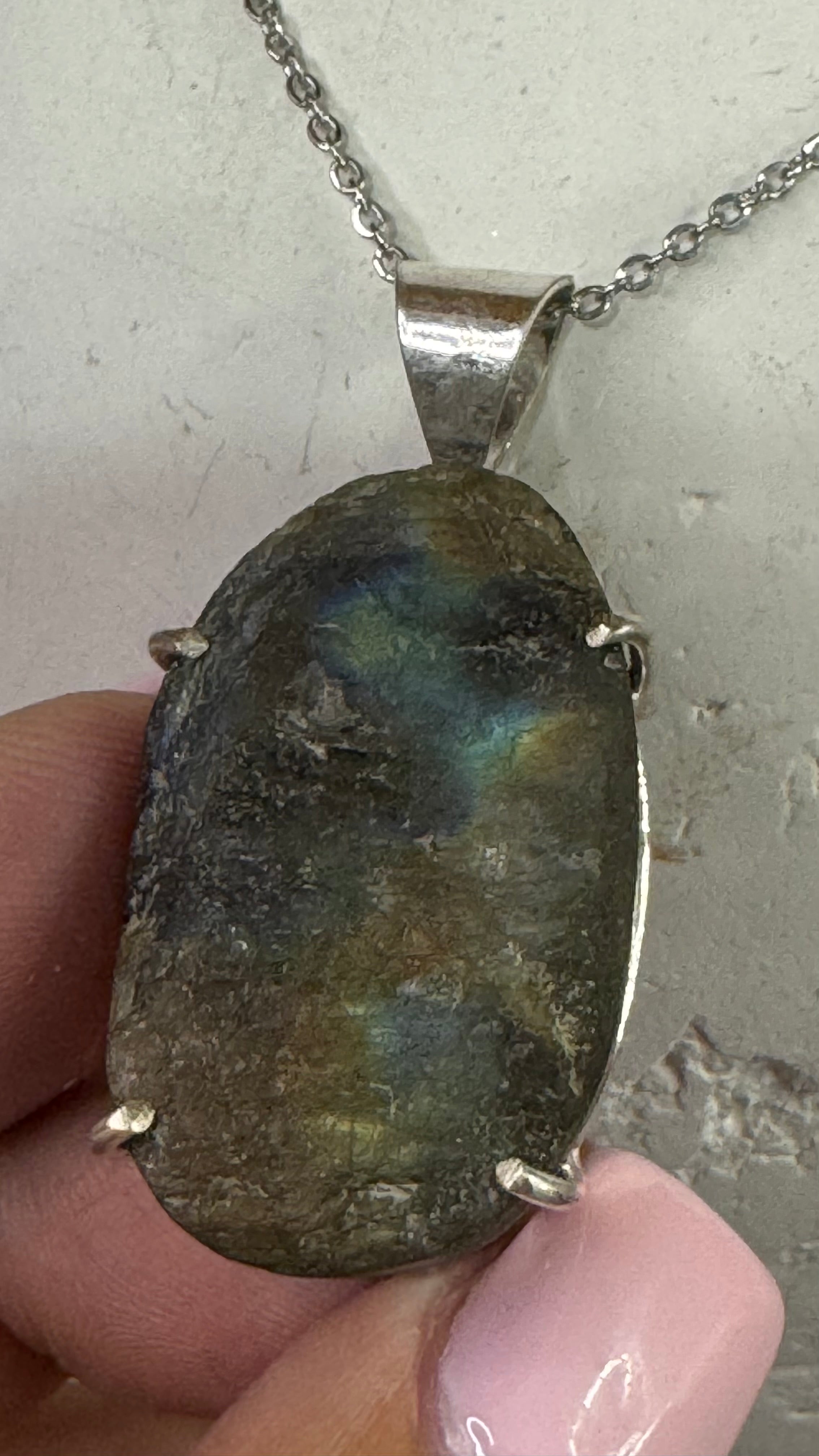 LABRADORITA PENDANT