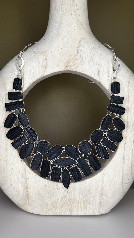 (Sold) COLLAR DE TURMALINA NEGRA