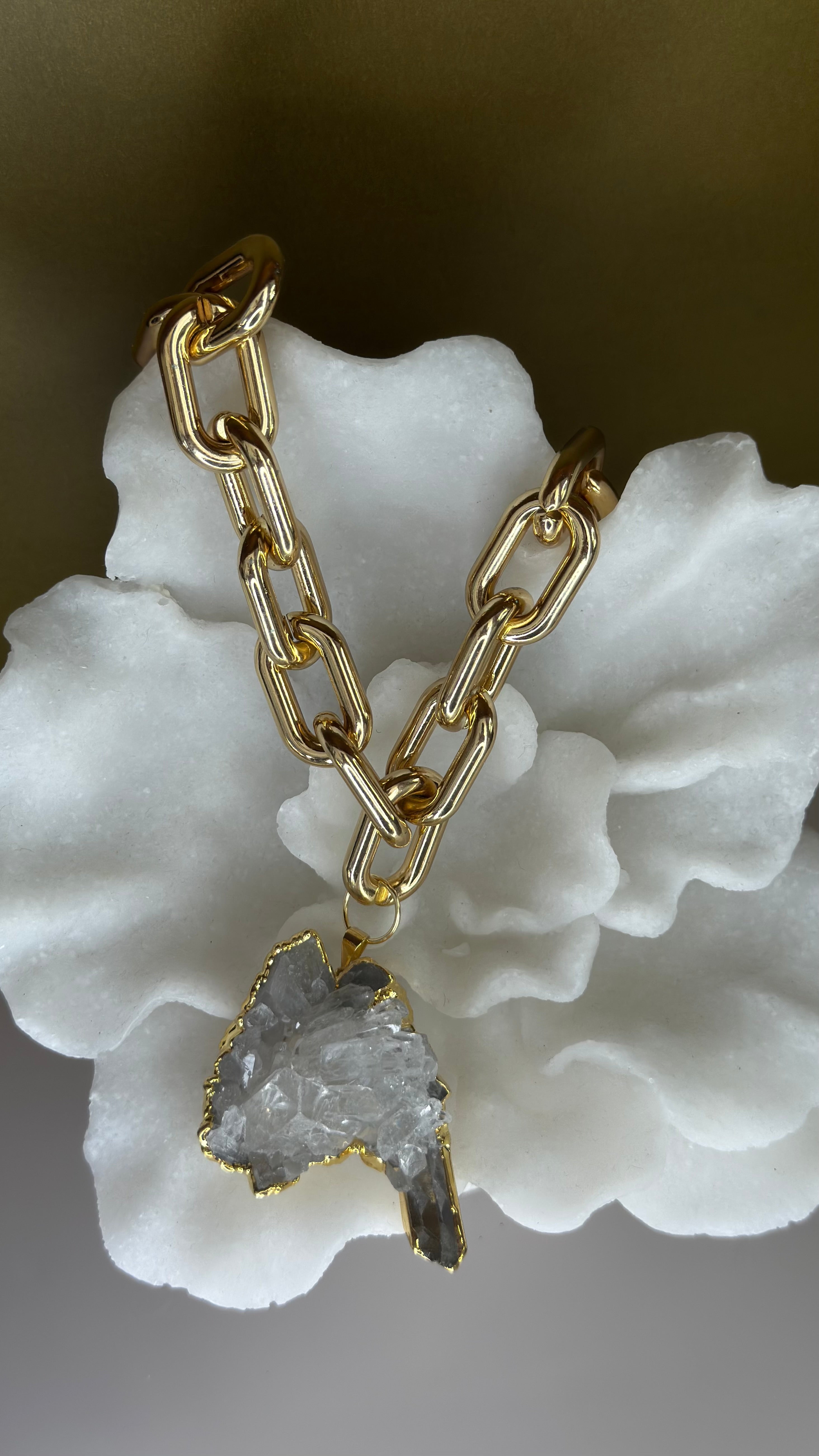 COLLAR CUARZO TRANSPARENTE (SOLD0