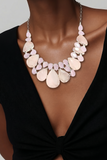 COLLAR ROSE QUARTZ