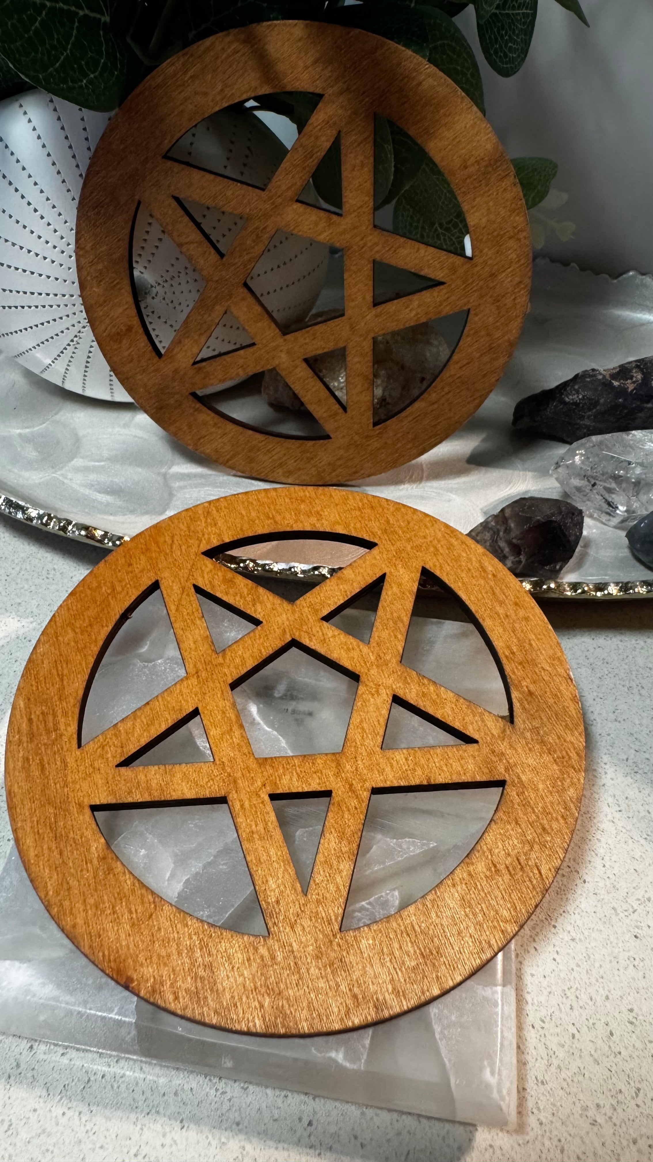 PENTACULO DE MADERA  5"