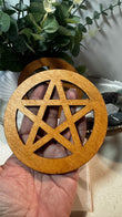 PENTACULO DE MADERA  5"