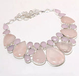 COLLAR ROSE QUARTZ