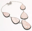COLLAR ROSE QUARTZ
