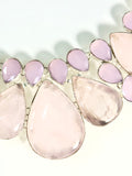 COLLAR ROSE QUARTZ