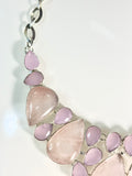 COLLAR ROSE QUARTZ
