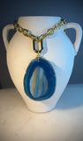 Collar Ágata Azul