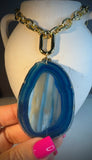 Collar Ágata Azul