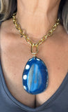Collar Ágata Azul