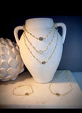 Collar de Perlas con medalla de San Benito