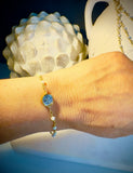 Collar de Perlas con medalla de San Benito