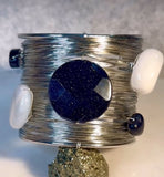 Pulsera alambrada Blue Sand