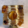Pulsera alambrada Ojo de Tigre