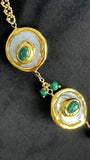 Collar de Perlas con Malaquita
