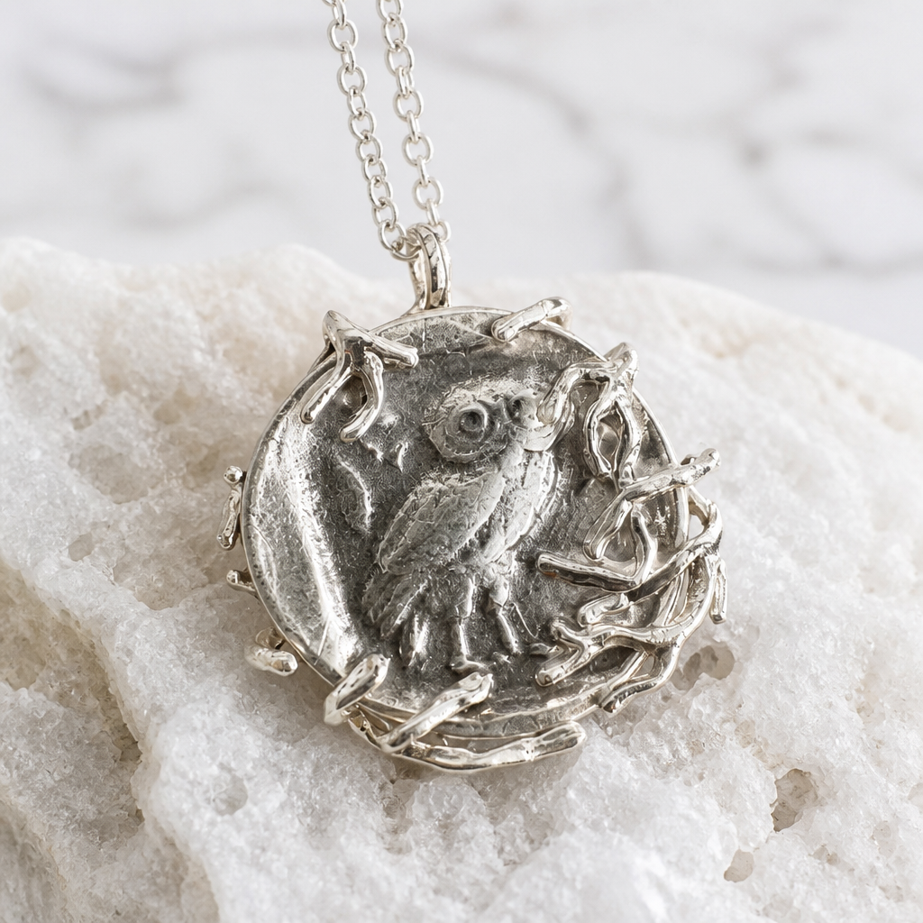MONEDA DE GRECIA BUHO (AOE)