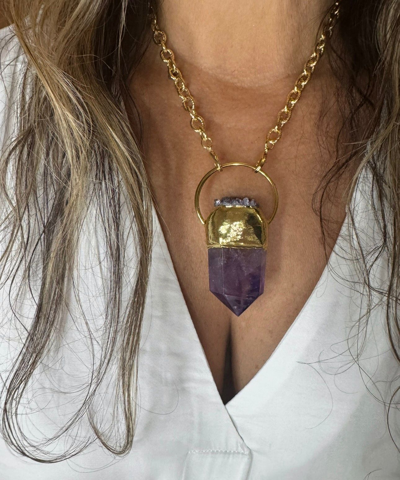 Pendant de Amatista